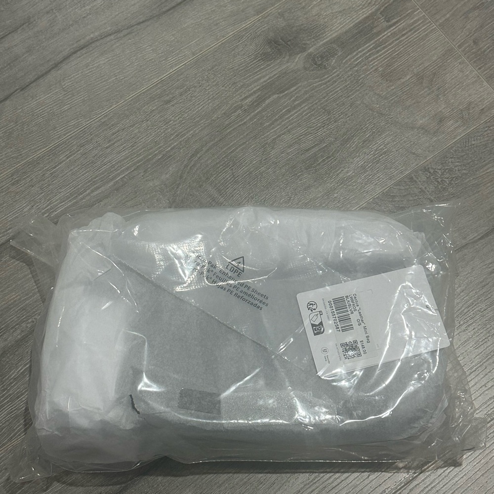 Lululemon black leather mini bag